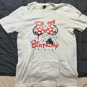 Birthday t-shirt DISNEY STYLE SIZE SMALL